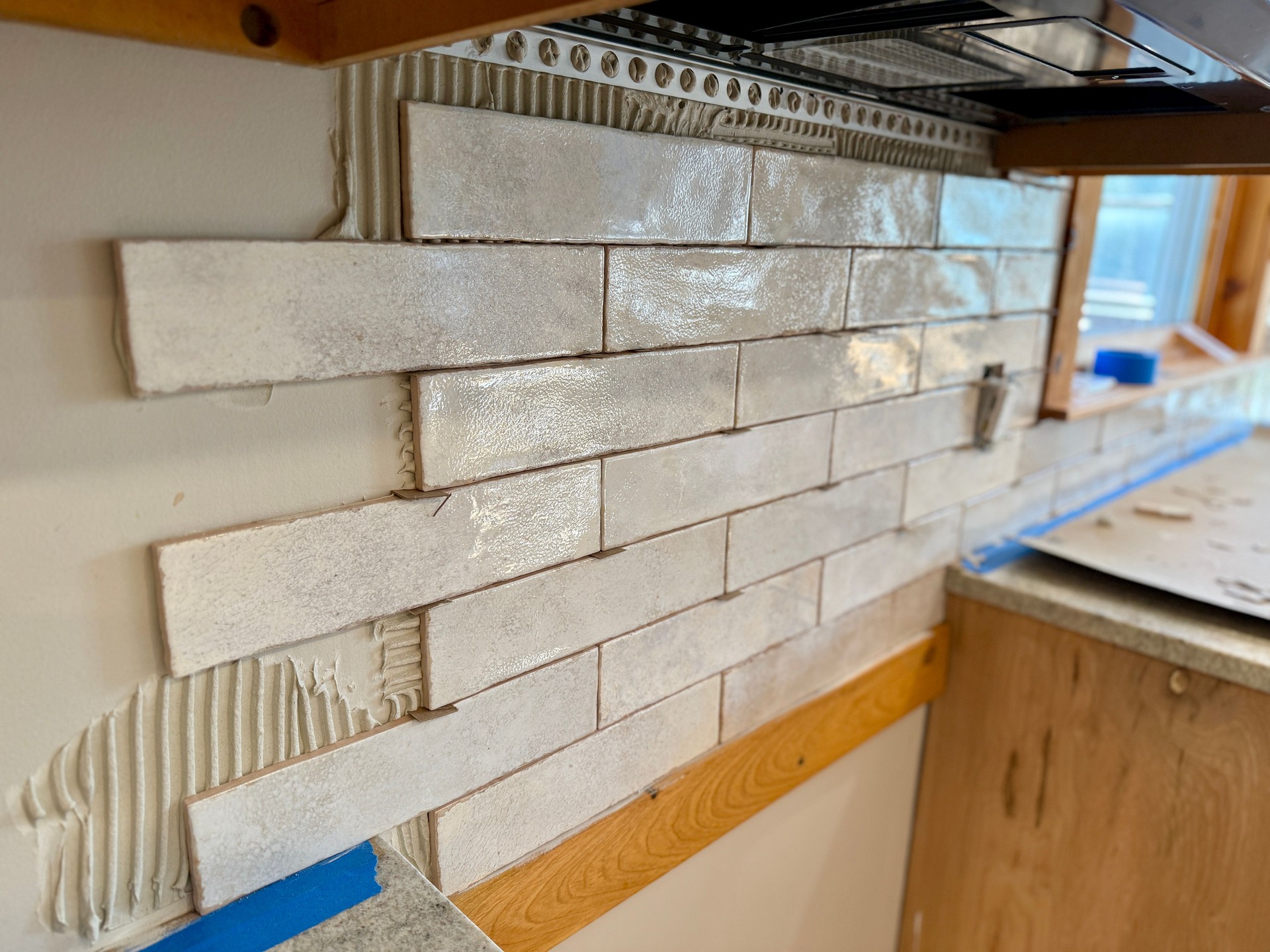 Kitchen Backsplash Tile Installation